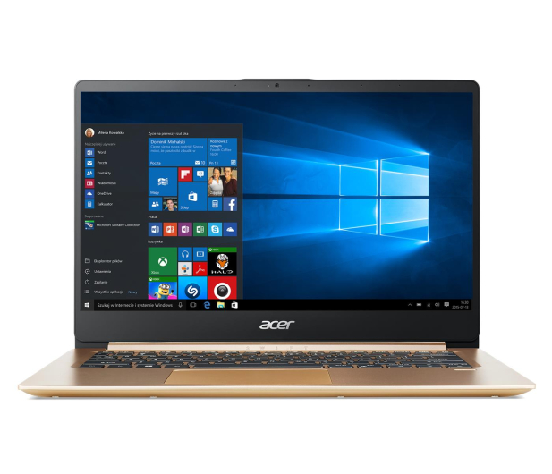 Acer Swift 1 N5000/4GB/240/Win10 IPS FHD złoty - 488053 - zdjęcie 2